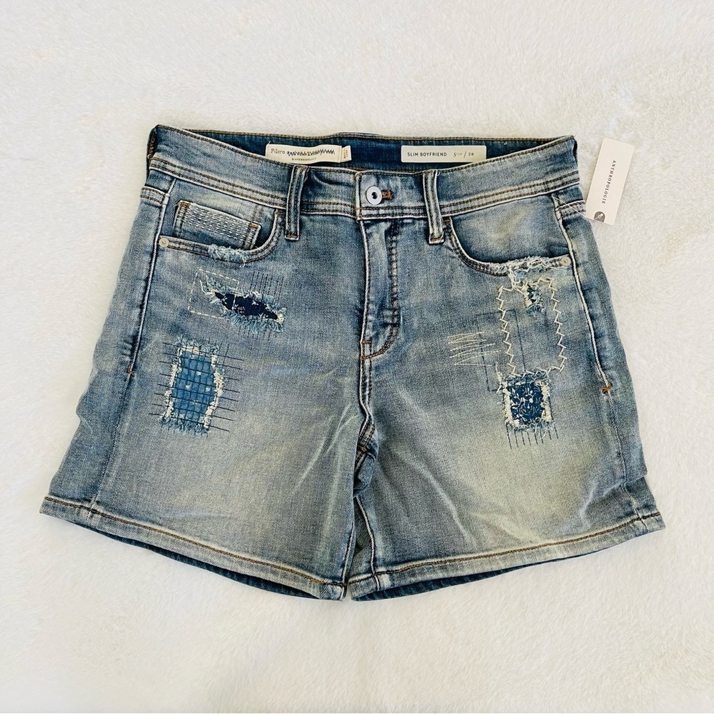 Anthropologie PILCRO Slim Boyfriend shorts